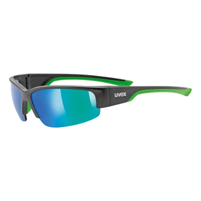 Uvex Sportstyle 215, black matt green/green napszemüveg