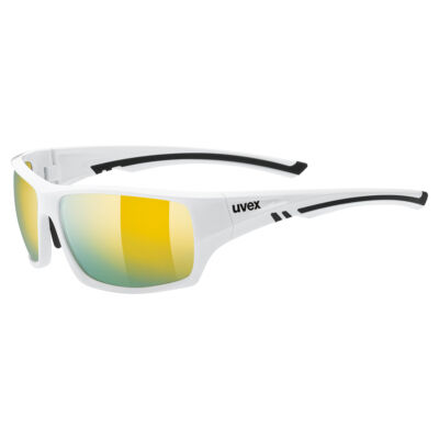 Uvex Sportstyle 222 pola, white/yellow napszemüveg