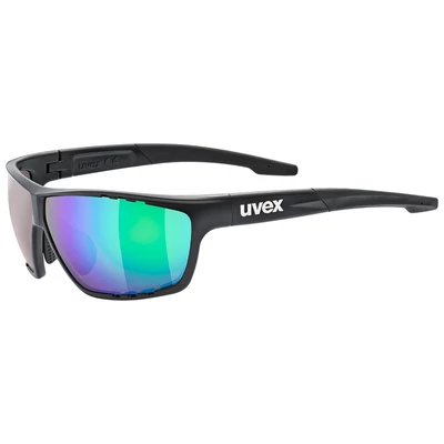 Uvex Sportstyle 706 CV, black matt/mirror green napszemüveg