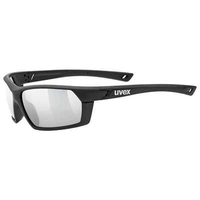 Uvex Sportstyle 225, black matt/silver napszemüveg