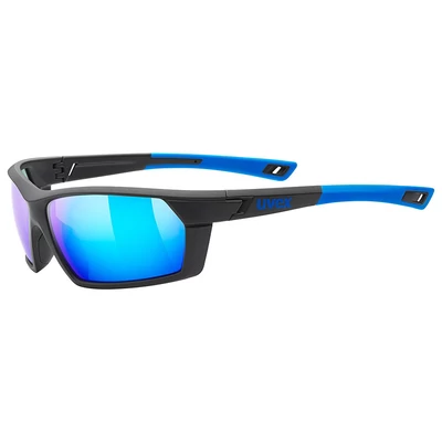 Uvex Sportstyle 225, black matt blue/blue napszemüveg