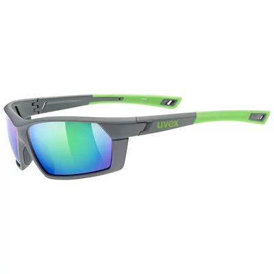 Uvex Sportstyle 225, grey green matt/green napszemüveg