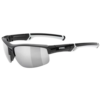Uvex Sportstyle 226, black white/silver napszemüveg