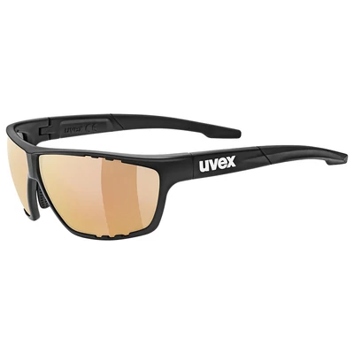 Uvex Sportstyle 706 CV V, black matt/red napszemüveg