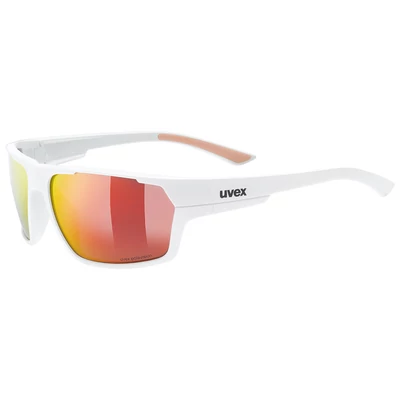 Uvex Sportstyle 233 P, white matt/red napszemüveg