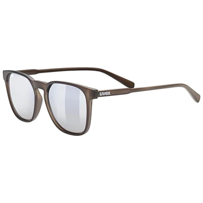 Uvex LGL 49 P, dark brown matt/litemirror smoke dégradé napszemüveg