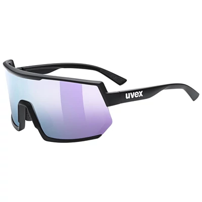 Uvex Sportstyle 235, black matt/mirror lavender napszemüveg