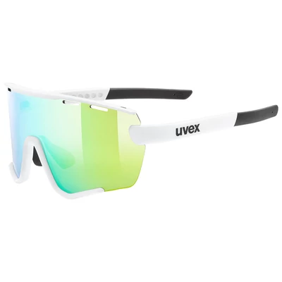 Uvex Sportstyle 236 Set, white matt/mirror green napszemüveg