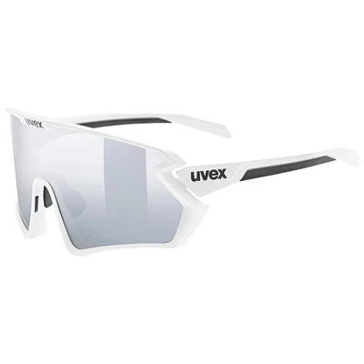Uvex Sportstyle 231 2.0 Set, white-black matt/mirror silver napszemüveg