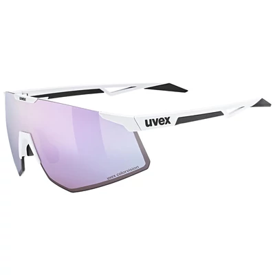 Uvex Pace Perform small CV, white matt/mirror pink napszemüveg