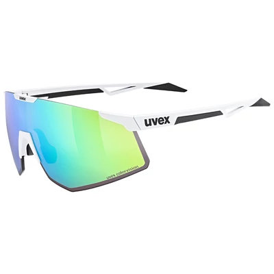 Uvex Pace Perform small CV, white matt/mirror green napszemüveg