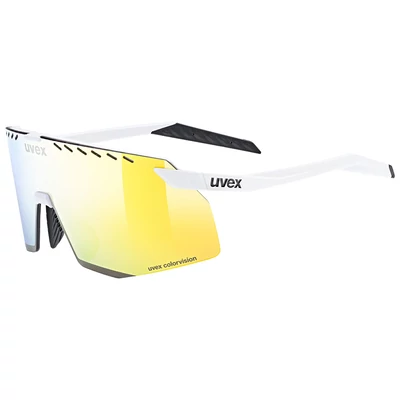 Uvex Pace Stage CV, white matt/mirror yellow napszemüveg
