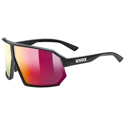 Uvex Sportstyle 237, black matt/mirror red napszemüveg