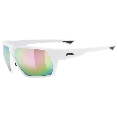 Uvex Sportstyle 238, white matt/mirror pink napszemüveg