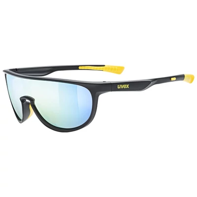 Uvex Sportstyle 515, black matt/mirror yellow napszemüveg