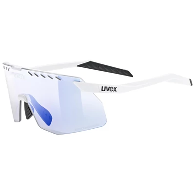 Uvex Pace Stage S V, white matt/litemirror green napszemüveg