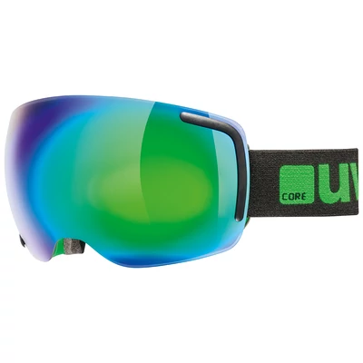 Uvex Big 40 FM, black-green mat síszemüveg