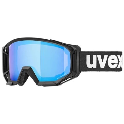 Uvex Athletic CV, black matt/blue-green kerékpáros szemüveg