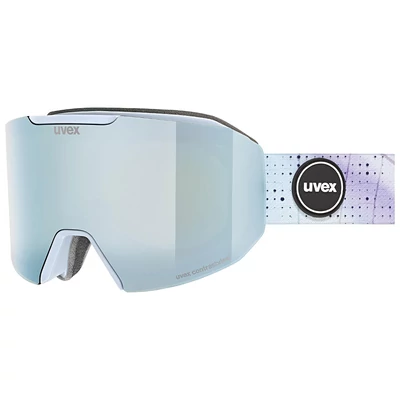 Uvex Evidnt ATTRACT, arctic blue matt/mirror sapphire-green síszemüveg