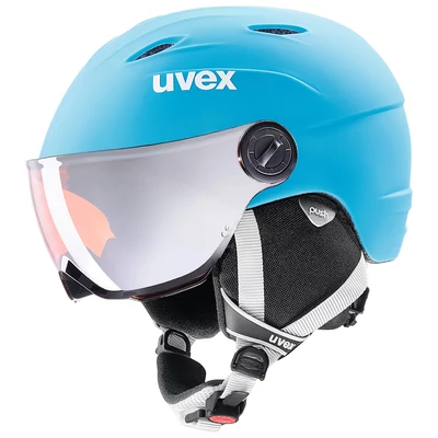 Uvex Junior visor pro, liteblue-white mat sísisak