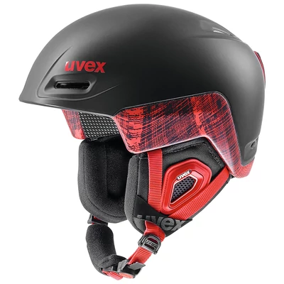 Uvex Jimm octo+, black-red mat sísisak