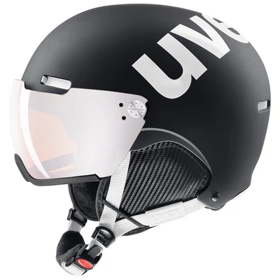 Uvex Hlmt 500 visor, black-white mat sísisak