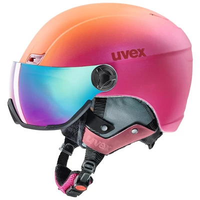 Uvex Hlmt 400 visor style, pink-orange met mat sísisak
