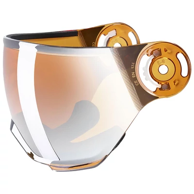 Uvex Rocket jr. visor, mirror silver-lasergold lencse 51-55 cm