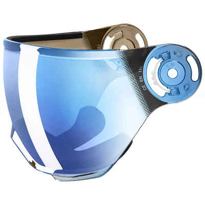 Uvex Rocket jr. visor, mirror blue lencse 54-58 cm