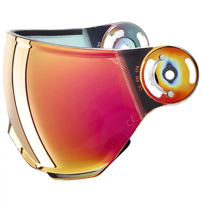 Uvex Rocket jr. visor, mirror red lencse 54-58 cm