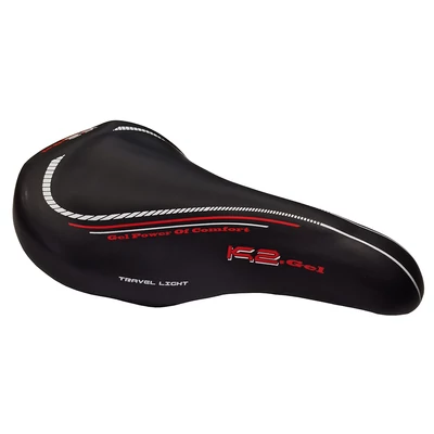 Selle Montegrappa K2 Gel fekete-piros nyereg