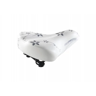 Selle Montegrappa Happy Flowers fehér nyereg