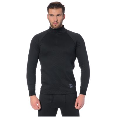 Thermowave 2IN1 Men's Long Sleeve Shirt, black aláöltöző felső
