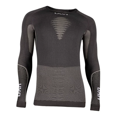 UYN Man Energyon UW Shirt LG SL, dark grey-melange aláöltöző felső