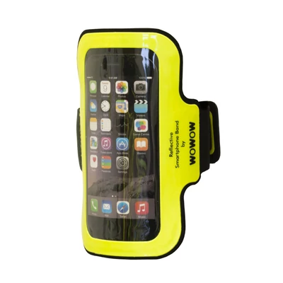 Wowow Smartphone Armband 2.0, sárga telefontartó