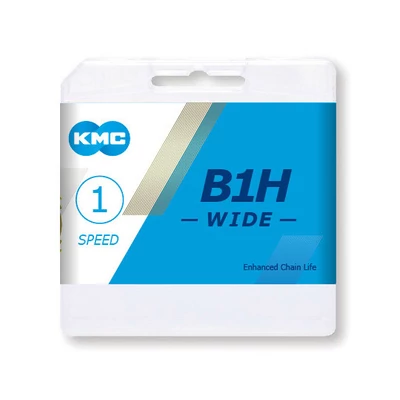 KMC Z410H Single B1H Wide 1/2&quot; x 1/8&quot; 116 szürke lánc