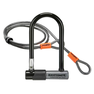 Kryptonite Kryptolok Series 2 Mini-7 + 4' flex U-lakat