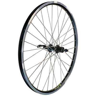 Ambrosio Duke 26&quot; 32h Deore QR MTB kazettás, fekete hátsó kerék