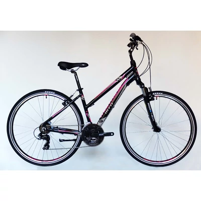Montana Cross Trekking alu 2.0 21s HD női fekete/pink