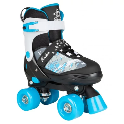 Rookie ACE black/blue állítható méretű kétsoros görkorcsolya