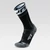 UYN Man Runner'S One Mid Socks, black/white futózokni