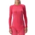 UYN Woman Evolutyon UW Shirt LG SL, strawberry/pink/turquoise aláöltöző felső